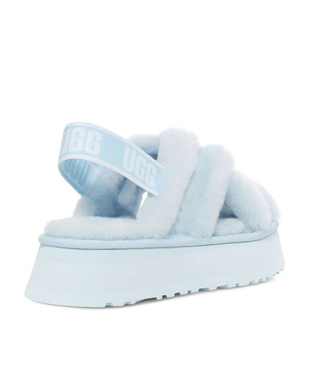 DISCO CROSS SLIDE-blue