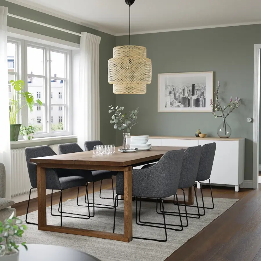 Стул - TOSSBERG IKEA/ТОССБЕРГ ИКЕА, 82х60х56 см, серый/черный
