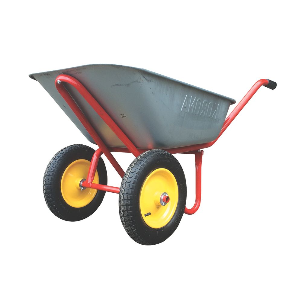 ТАЧКА СТРОИТЕЛЬНАЯ ОЦИНКОВ. 110 Л, 2 КОЛЕСА С ПОДШИПНИКОМ (3.25-8)