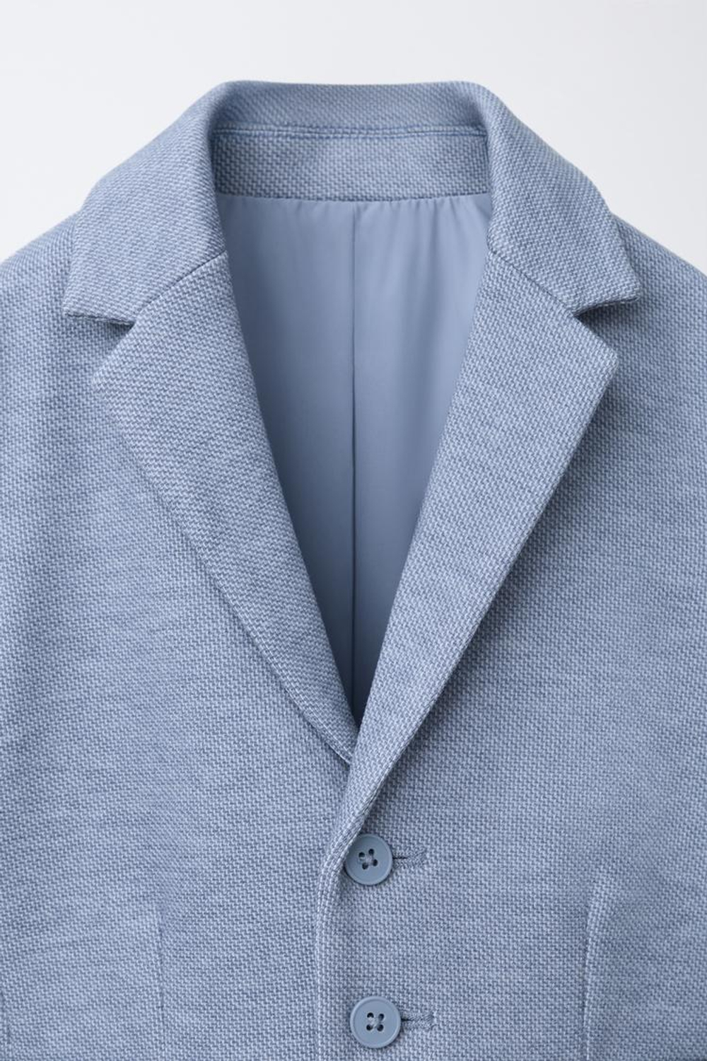 ZARA КОСТЮМНЫЙ БЛЕЙЗЕР КОМФОРТНОЙ ПОСАДКИ, СИНИЙ