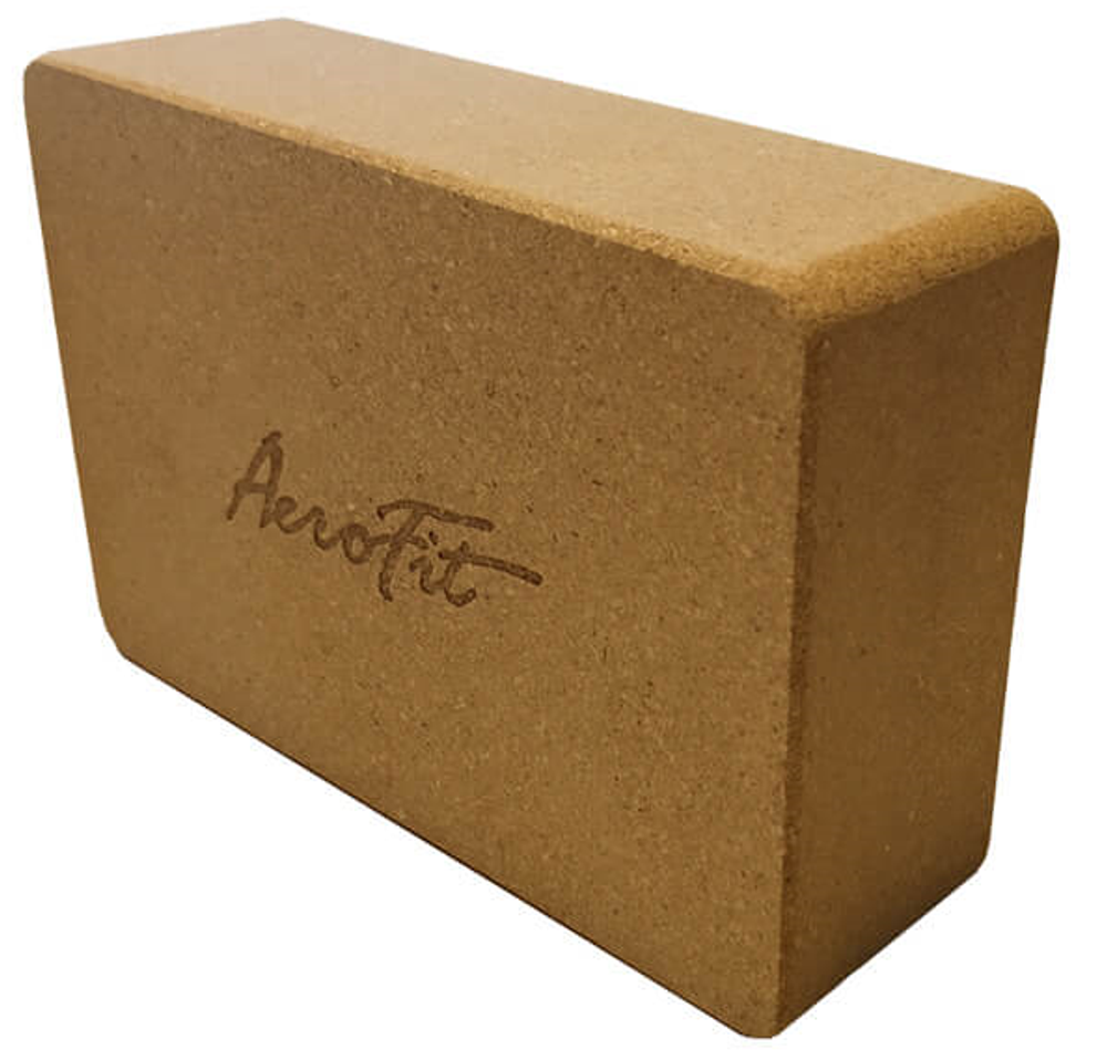Aerofit AFBL03 блок для йоги пробковый