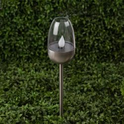 Светильник уличный ЭРА ERASF22-37 на солнечных батареях садовый Идеал 32 см | Садовые декоративные светильники