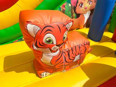 Коммерческий надувной батут «Сафария», 10*10*7,9 м