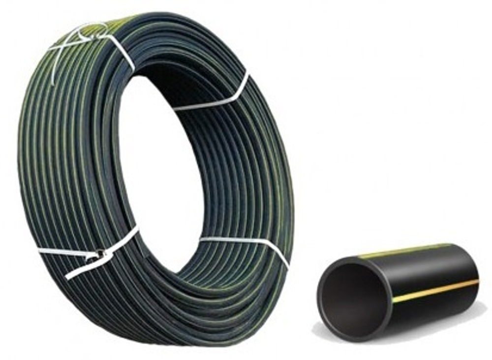 Труба для газа ПНД ПЭ100 SDR11 d40х3,7 PN10, 50 м (ГОСТ Р 58121.2-2018)