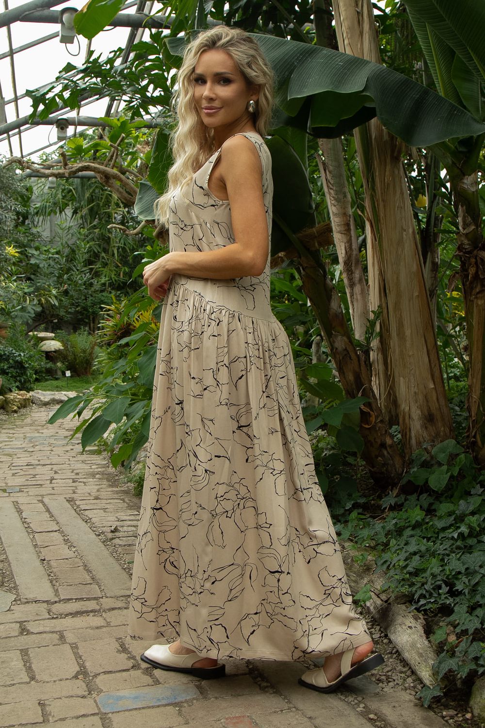 Сарафан Нерея (бежевый) П13547-1М LT Collection