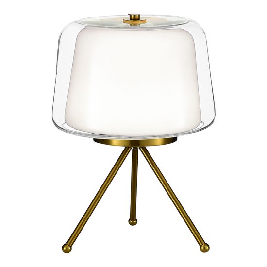 SL6127.304.01 Прикроватная лампа ST-Luce Латунь/Белый, Прозрачный LED 1*16W 3000K PANDORA