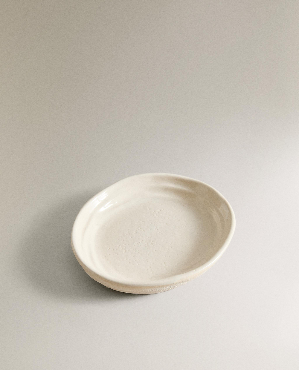 Zara Home мыльница, керамика, экрю