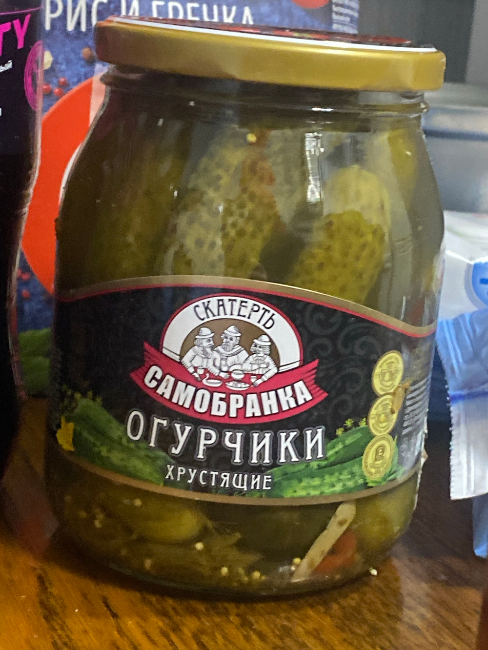 Огурчики хрустящие