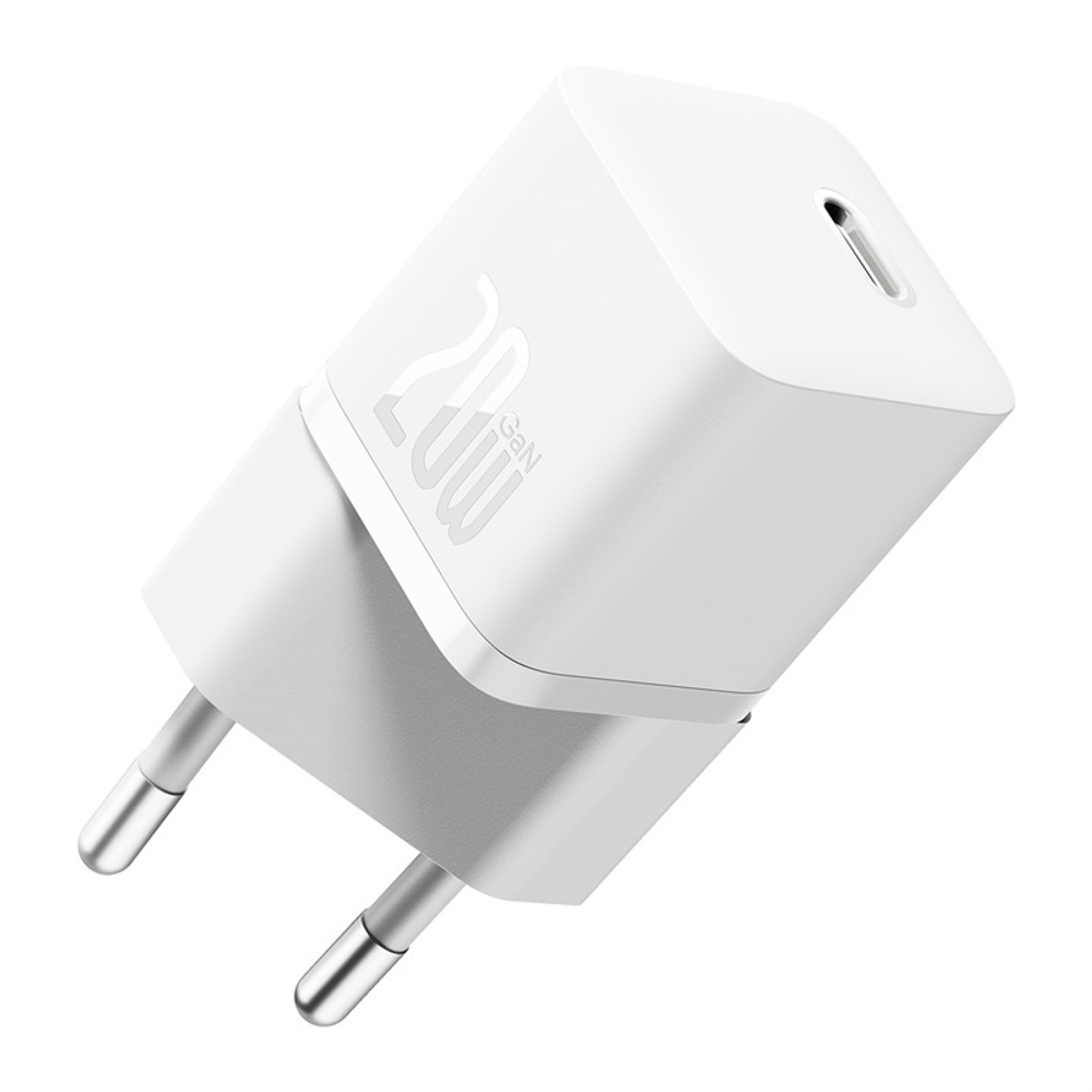 Зарядное устройство Baseus GaN5 Fast Charger (mini) 1C 20W - White