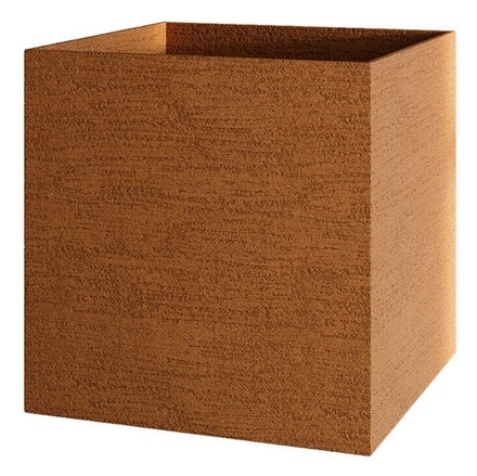 Кашпо CUBE EROSIA OCHRE 80 x 80 х 80