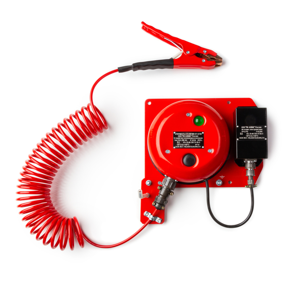 Устройство заземления автоцистерн УЗА-2МК06 с автономным питанием