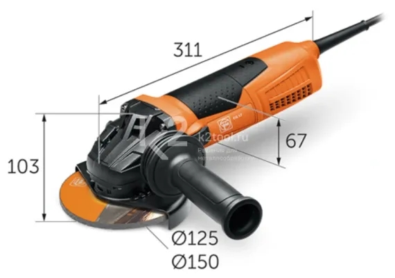 Углошлифовальная машина Fein CG 17-125