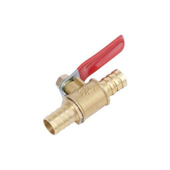 Кран шаровый, латунный, штуцер 8 мм
