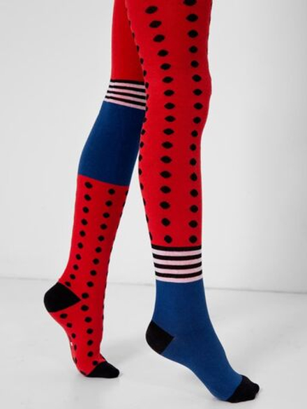 700K-1181 КОЛГОТКИ ДЕТСКИЕ т.красный (140-146)