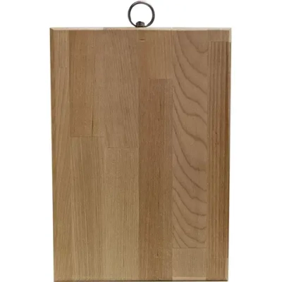 Доска разделочная деревянная с кольцом 23*17*1,5см, Береза