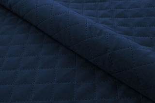 Велюр Prima romb navy / Прима ромб нави
