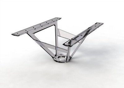 Кронштейн для стола прозрачный усиленный