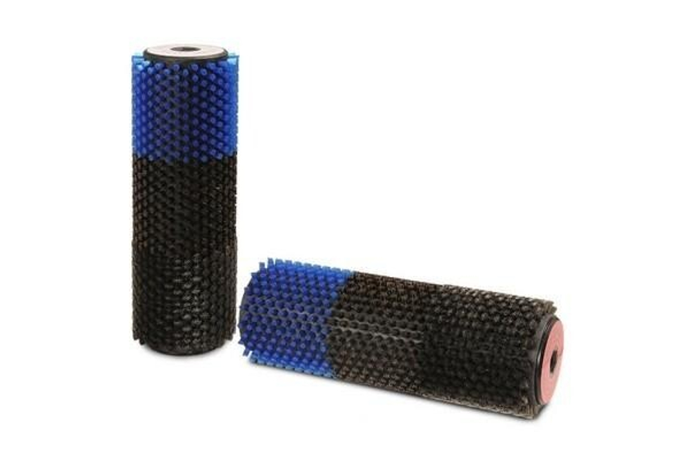 Роторная щётка RED CREEK 2157 200mm Steel/Horsehair/Blue сталь тонк./кон.волос/син.нейлон тонк.