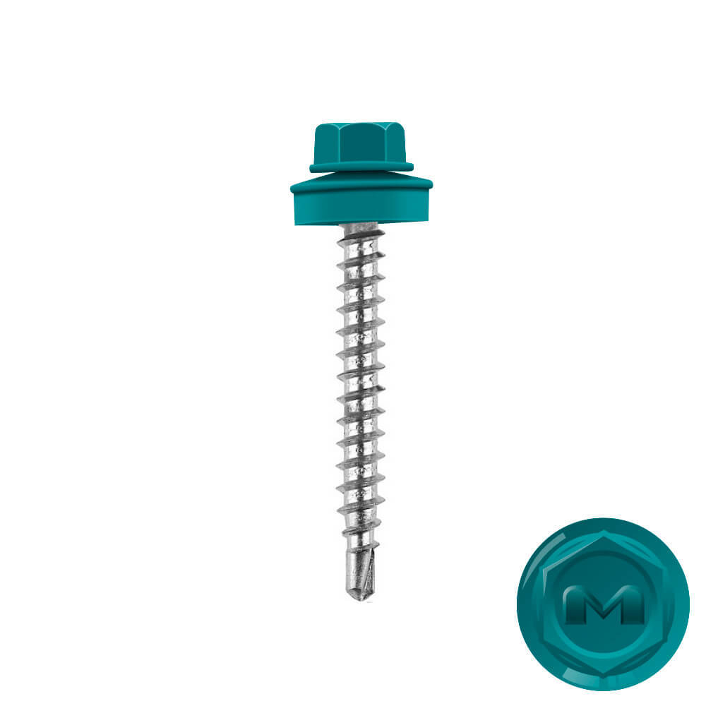 Саморез кровельный Daxmer 4,8х35 RAL 5021