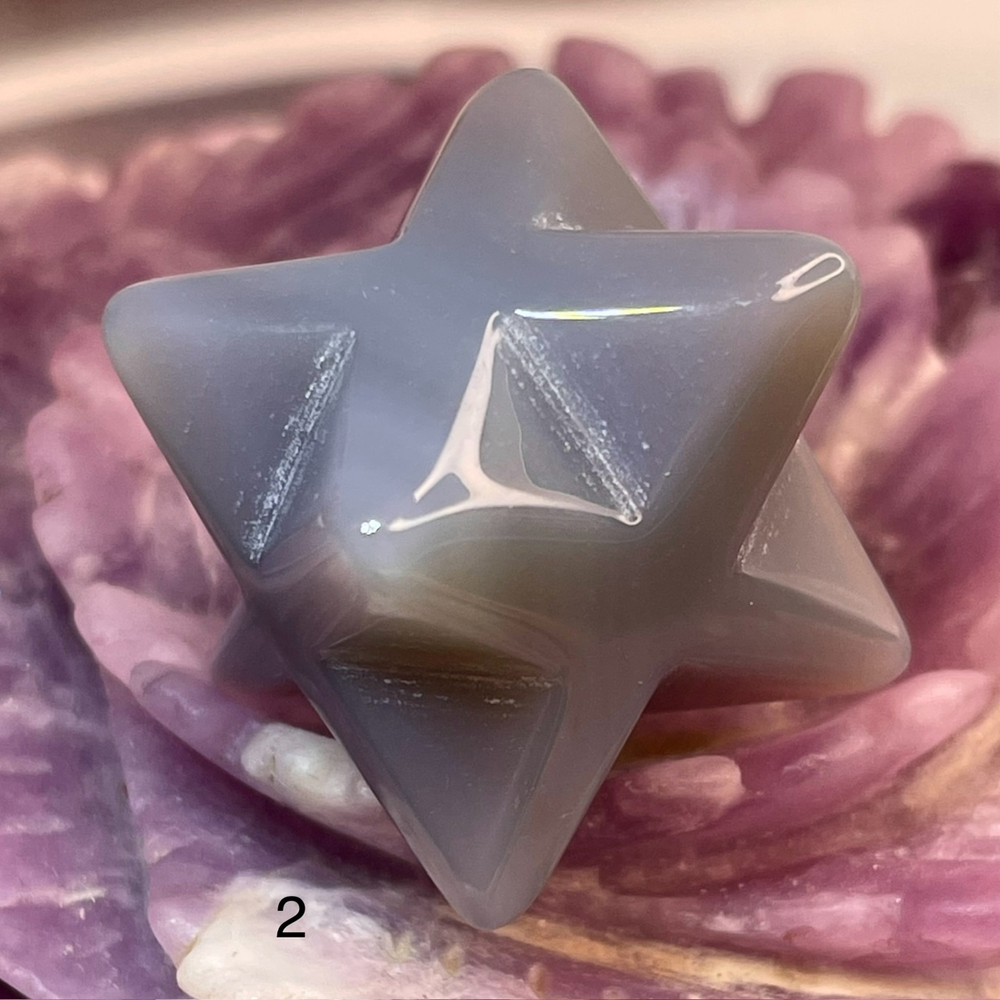 47050 Агат серый Меркаба 20мм