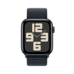 Часы Apple Watch SE (2023), спортивный ремешок черного цвета
