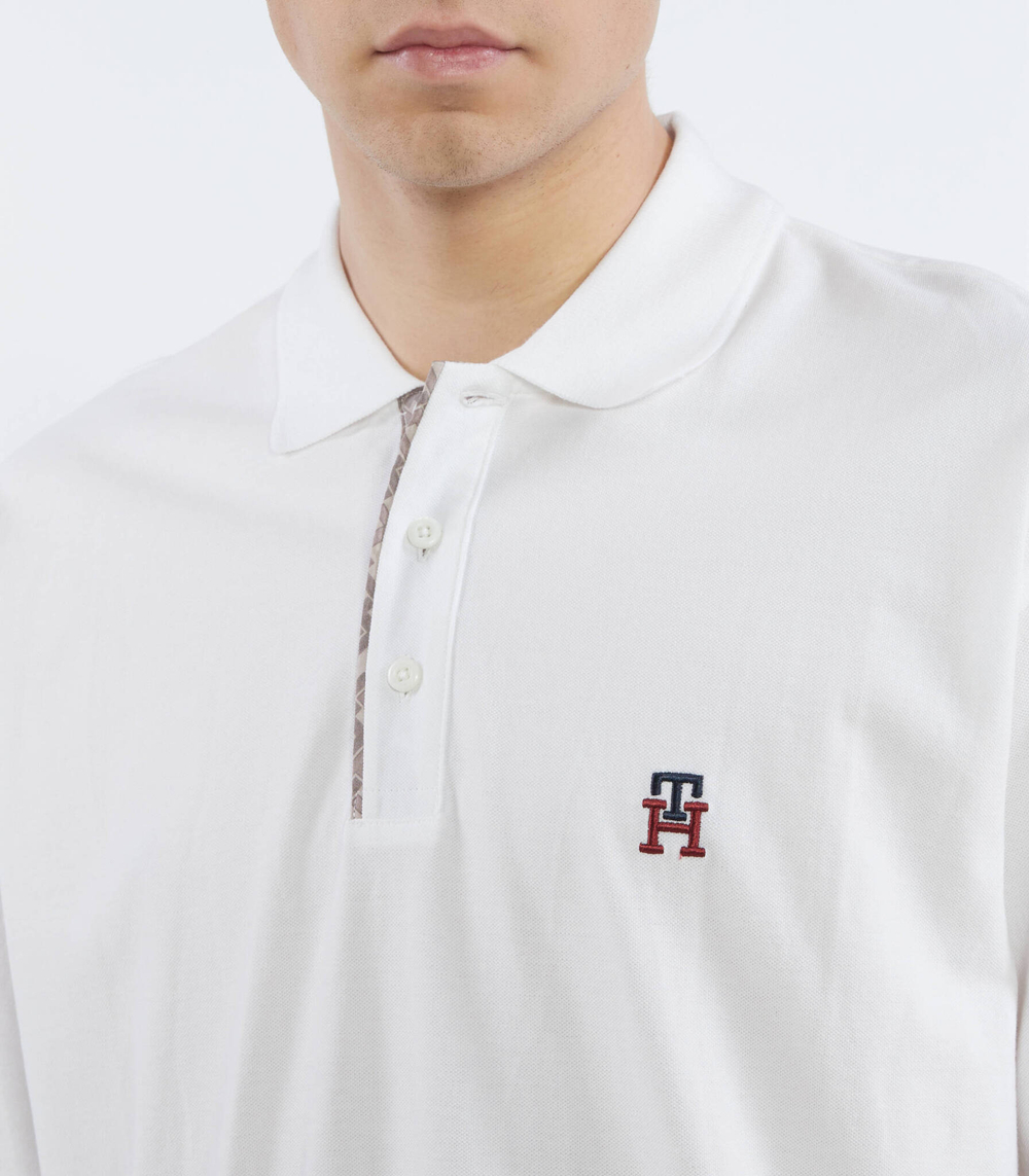 Поло MONOGRAM PLACKET ARCHIV Tommy Hilfiger - белый(MW0MW30785)