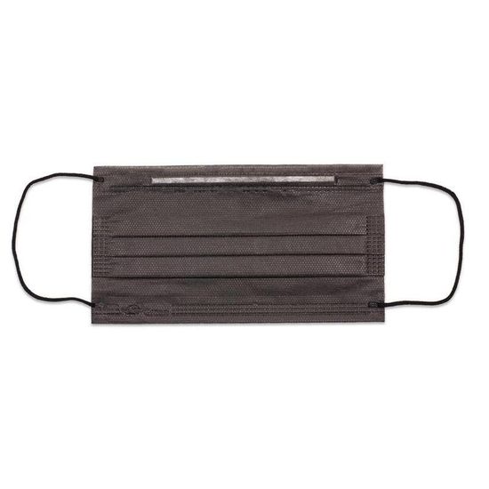 Маска SENSE трехслойная медицинская (50шт/уп) черные