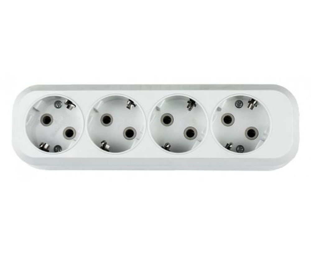 Колодка четырехместная с заземлением УЗ-4-GRAND 5140 IN HOME