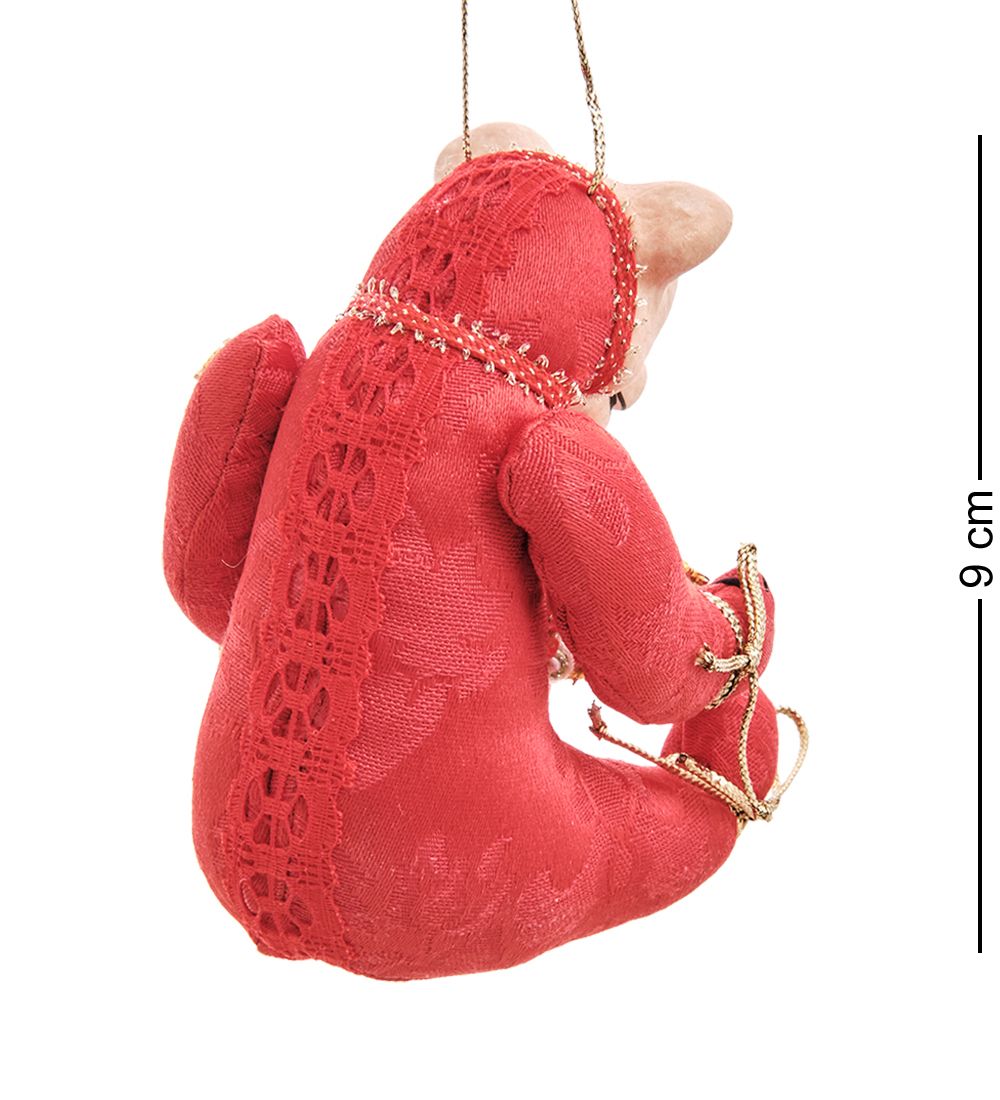 RK-872/3 Кукла подвесная «Медвежонок с большой рыбой»