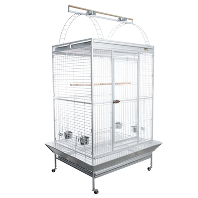 Клетка BC23W для птиц, белая, 1230*1030*2030мм (состоит из 2х частей)                             , Triol