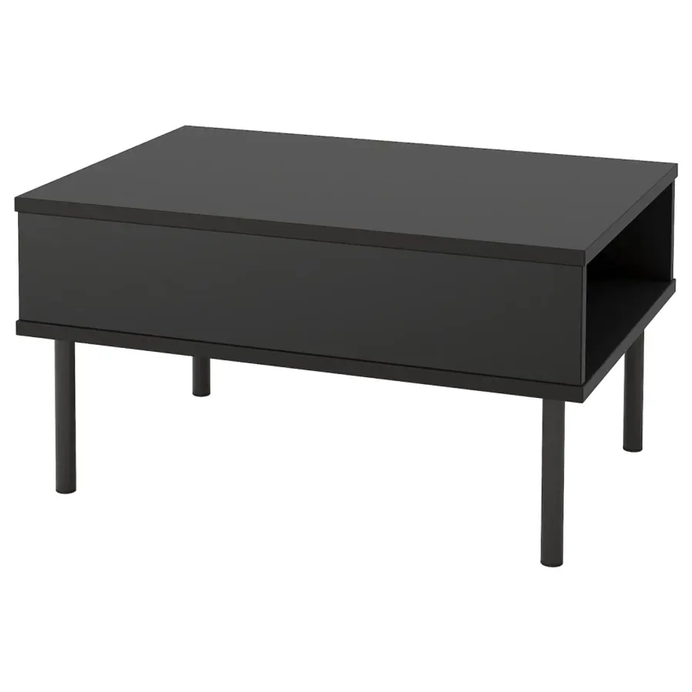 Приставной столик - IKEA ИКЕА TUNSTA, 70x50х37 см, антрацит