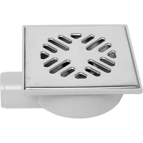 Трап горизонтальный 150х150 мм нержавеющая сталь d=50 мм