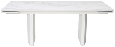 Стол М-City DISAUR Моцарт 200 Белый мрамор, стекло, Белый