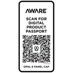 Opal с 6 панелями Aware™ кепка из переработанных материалов