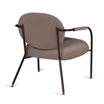 Лаунж кресло EGO, велюр коричневый