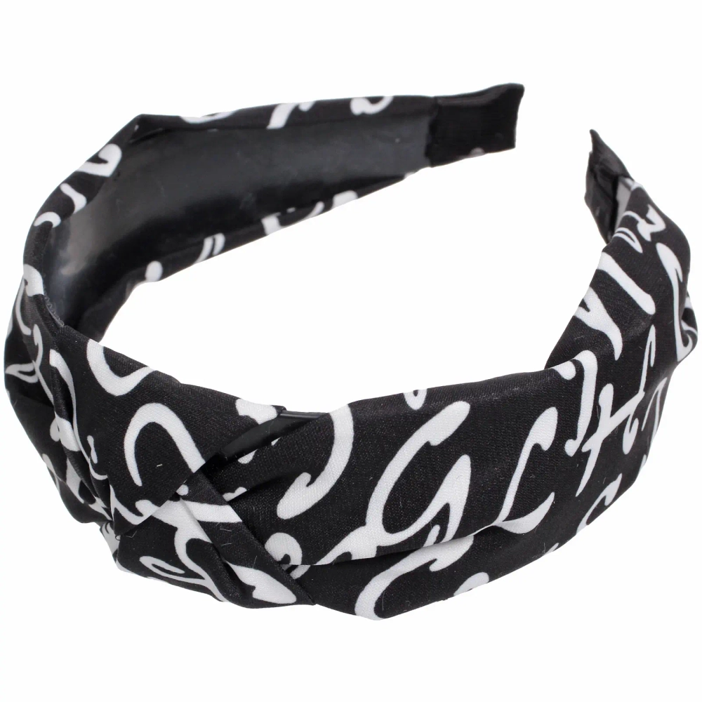 Ободок для волос «МАРЦИПАН», лаотта, ширина 4см, микс 6 цветов