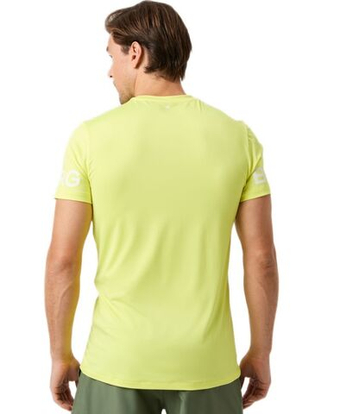 Мужская теннисная футболка Bjorn Borg - лимонный тоник