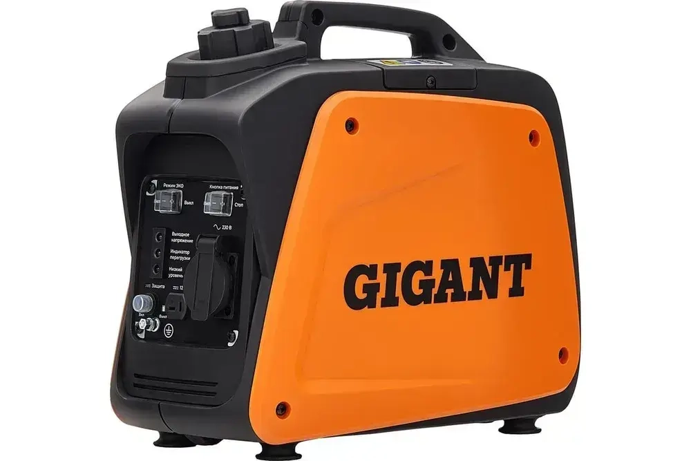 Генератор бензиновый инверторный Gigant (800 Вт; 12 В розетка; тихий) GPIGL-800