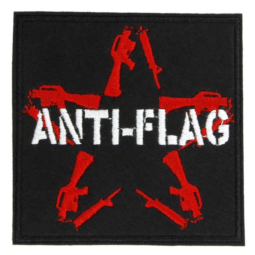 Нашивка с вышивкой группы Anti-Flag