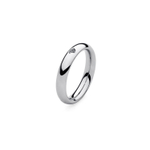 Кольцо - База Qudo Basic small silver 17.8 мм 627043 S