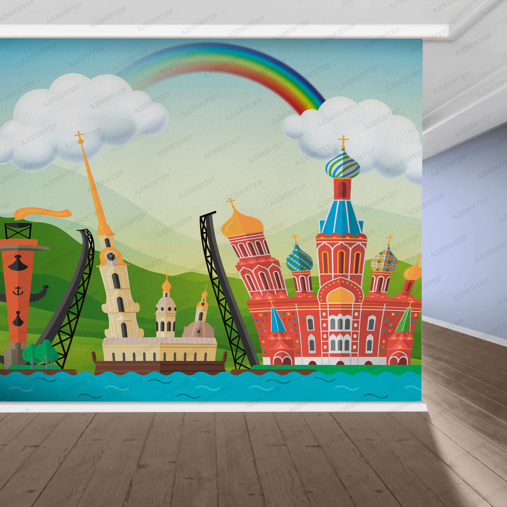 Фотообои Достопримечательности Санкт-Петербурга 079