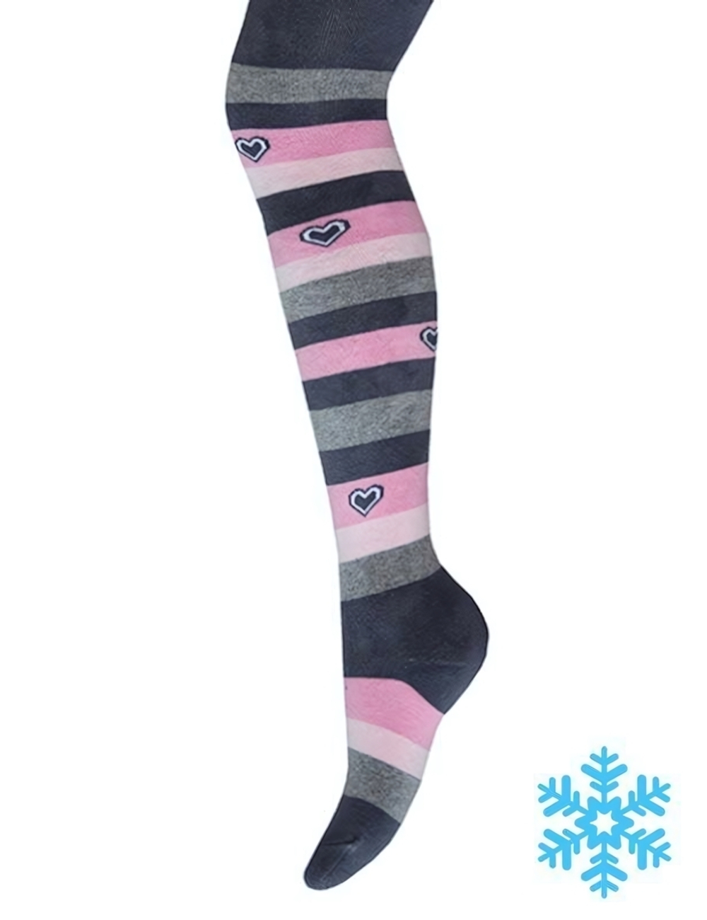 Колготки махровые для девочек К 56 р.80 в асс (Игла), 1 шт.