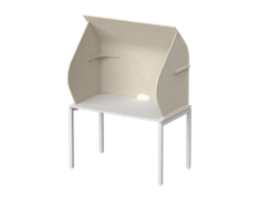 Кабина-капсула с фигурными боковыми стенками 98х61х140