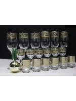 Подарочный набор 18 предметов с бокалом