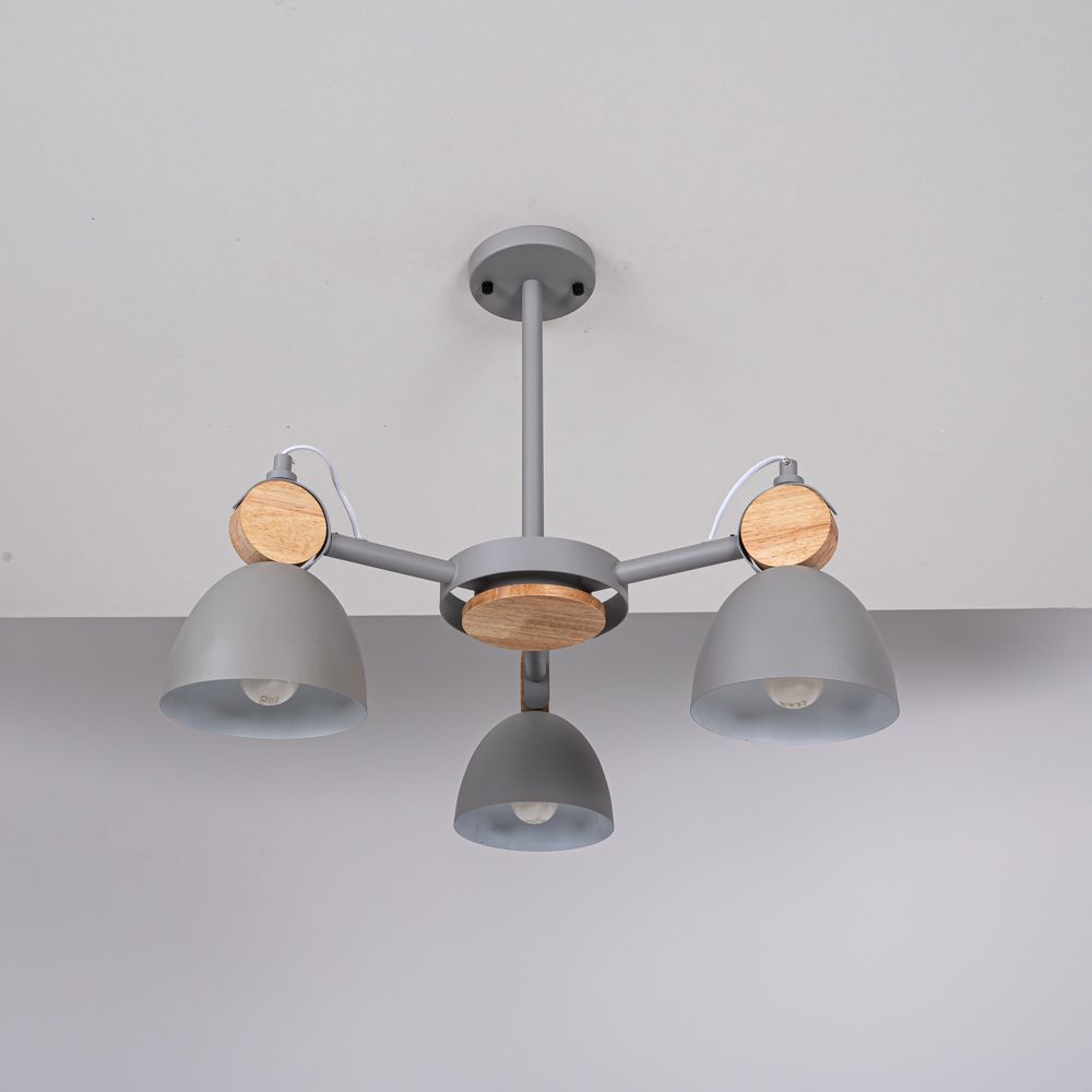 Люстра На Штанге Rolla 3 Gray By Imperiumloft