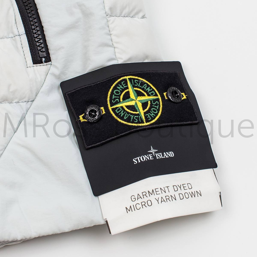 Мужской белый жилет Stone Island G0124