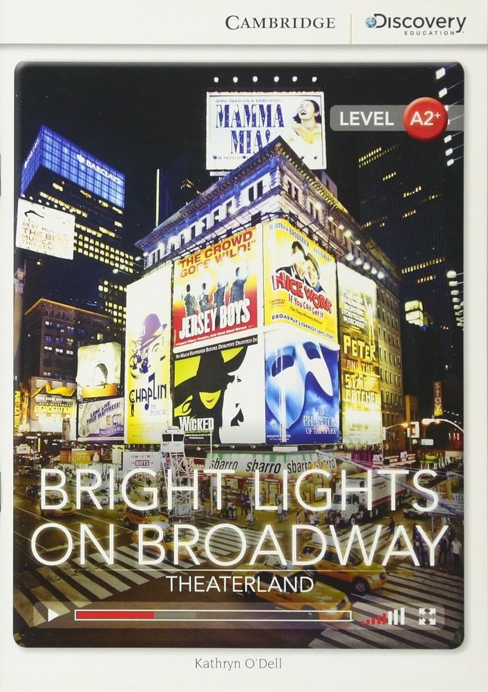 Bright Lights on Broadway: Theaterland Book with Online Access