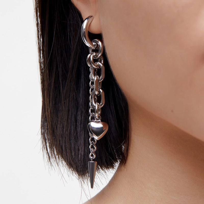 Серьги Двойной Разрез