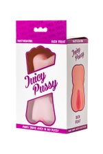 Мастурбатор реалистичный Toyfa Juicy Pussy вагина и анус телесный 16 см