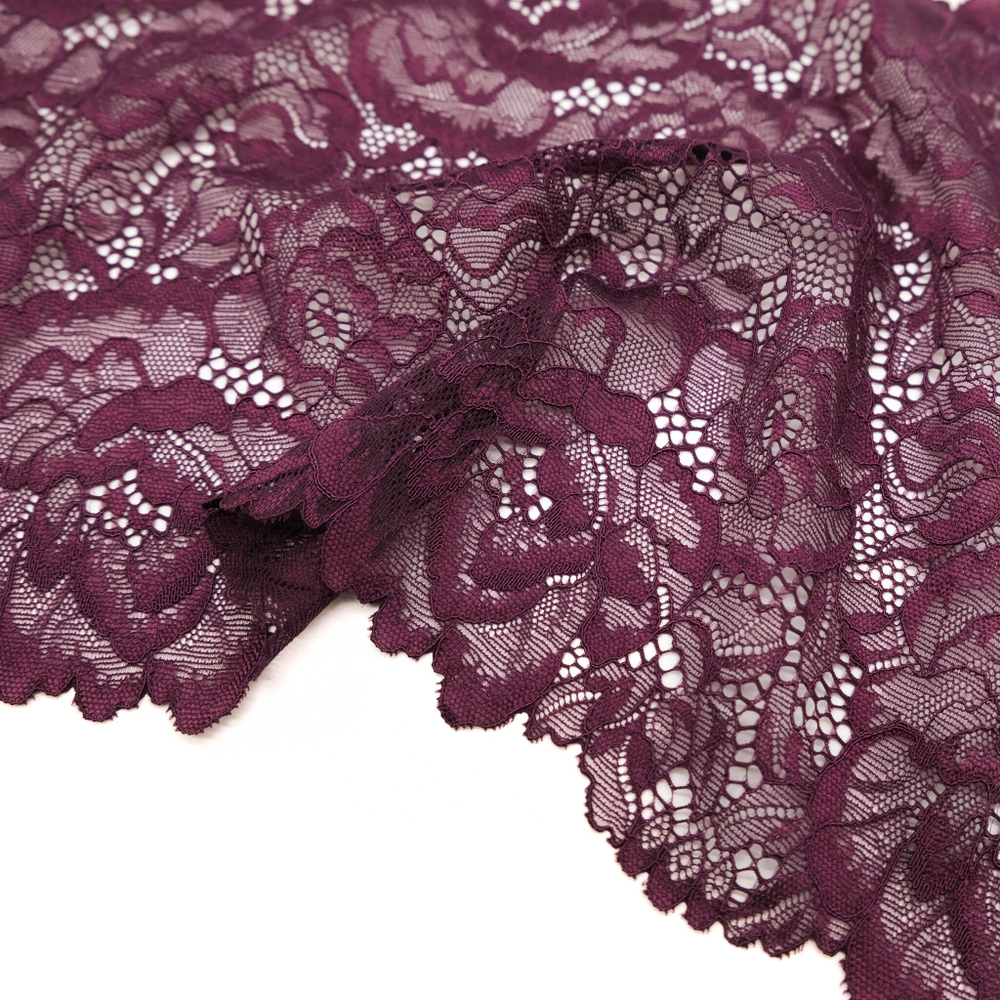 Кружево эластичное СЛИВА, 21см